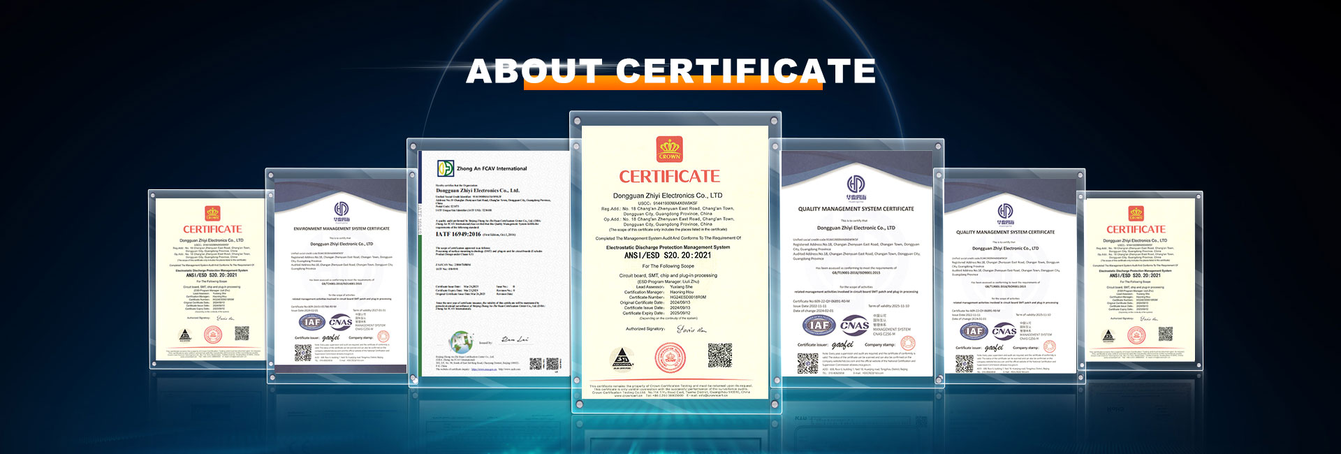 Certifications