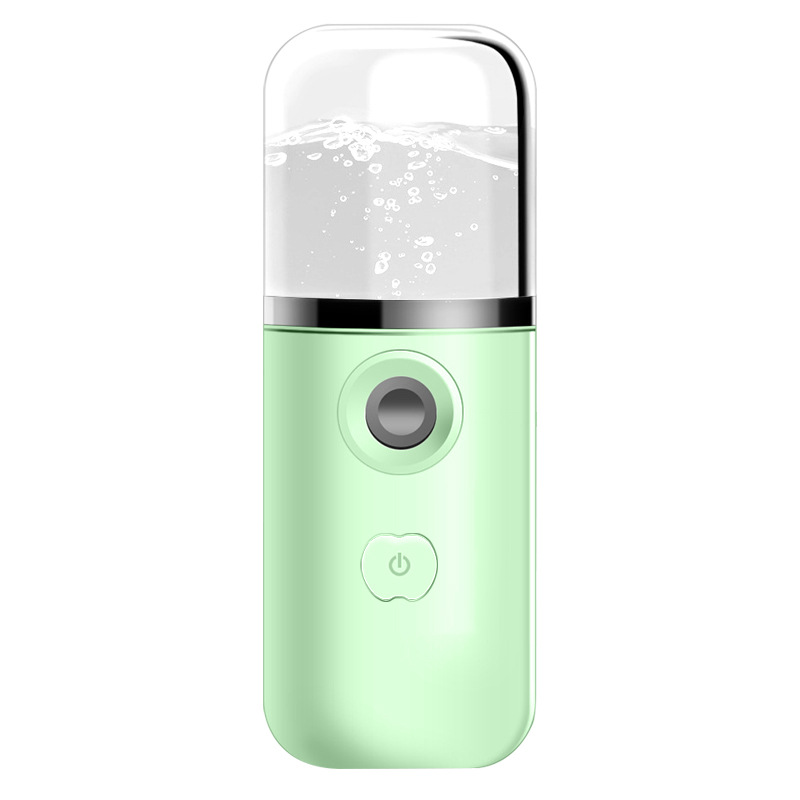 USB Rechargeable Ionic Plastic Mini Pocket Mist Steamer Nano Facial Mister for Home Car Outdoor Hotel Use Portable Face Sprayer