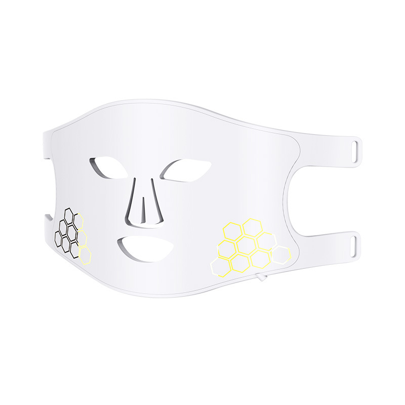 Silicone Facial Infrared Red Light Therapy Mask for Face Neck Skin Care with LED Light Therapy Masks