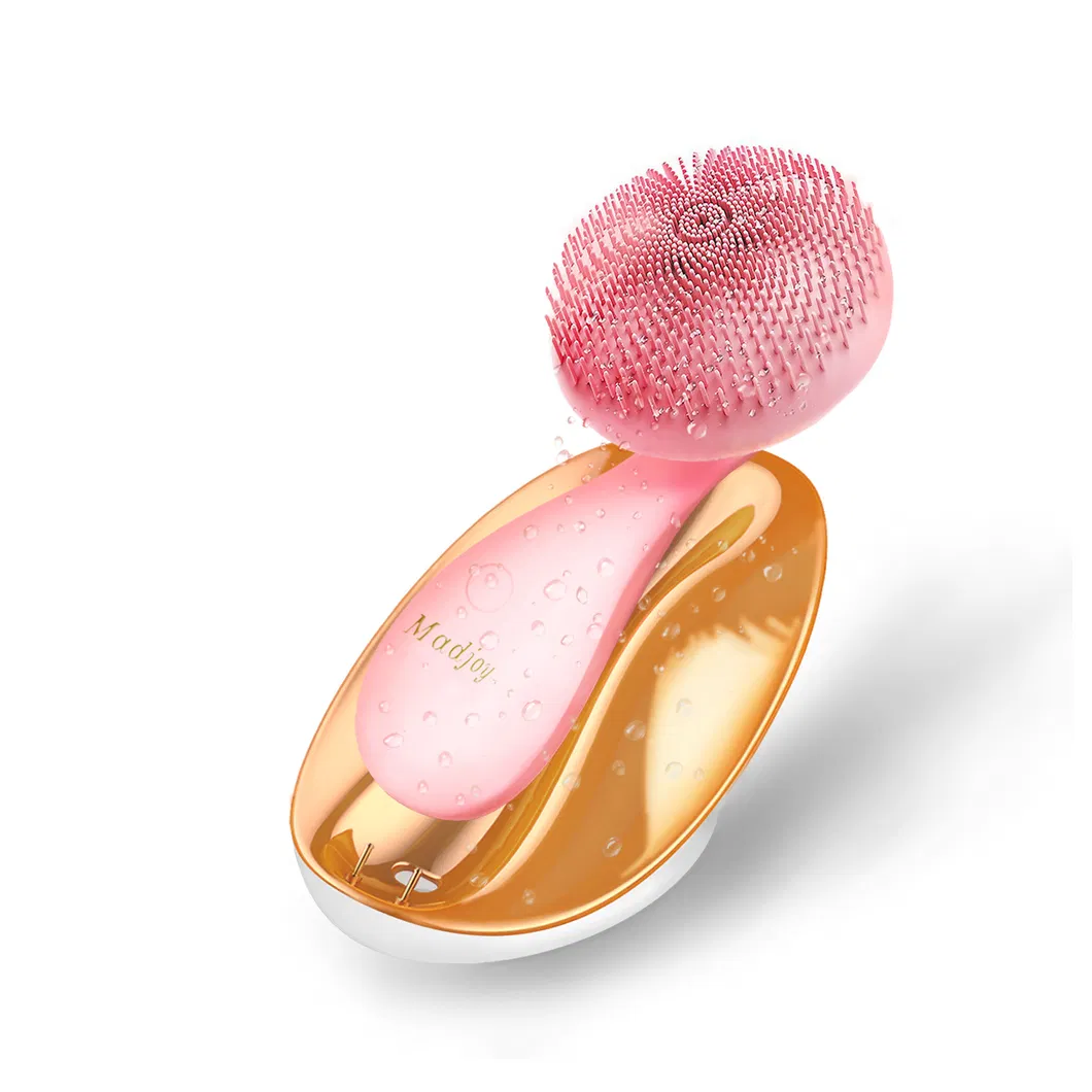 Mini Vibration Facial Cleaner Electric Face Brush Silicone Cleansing Brush