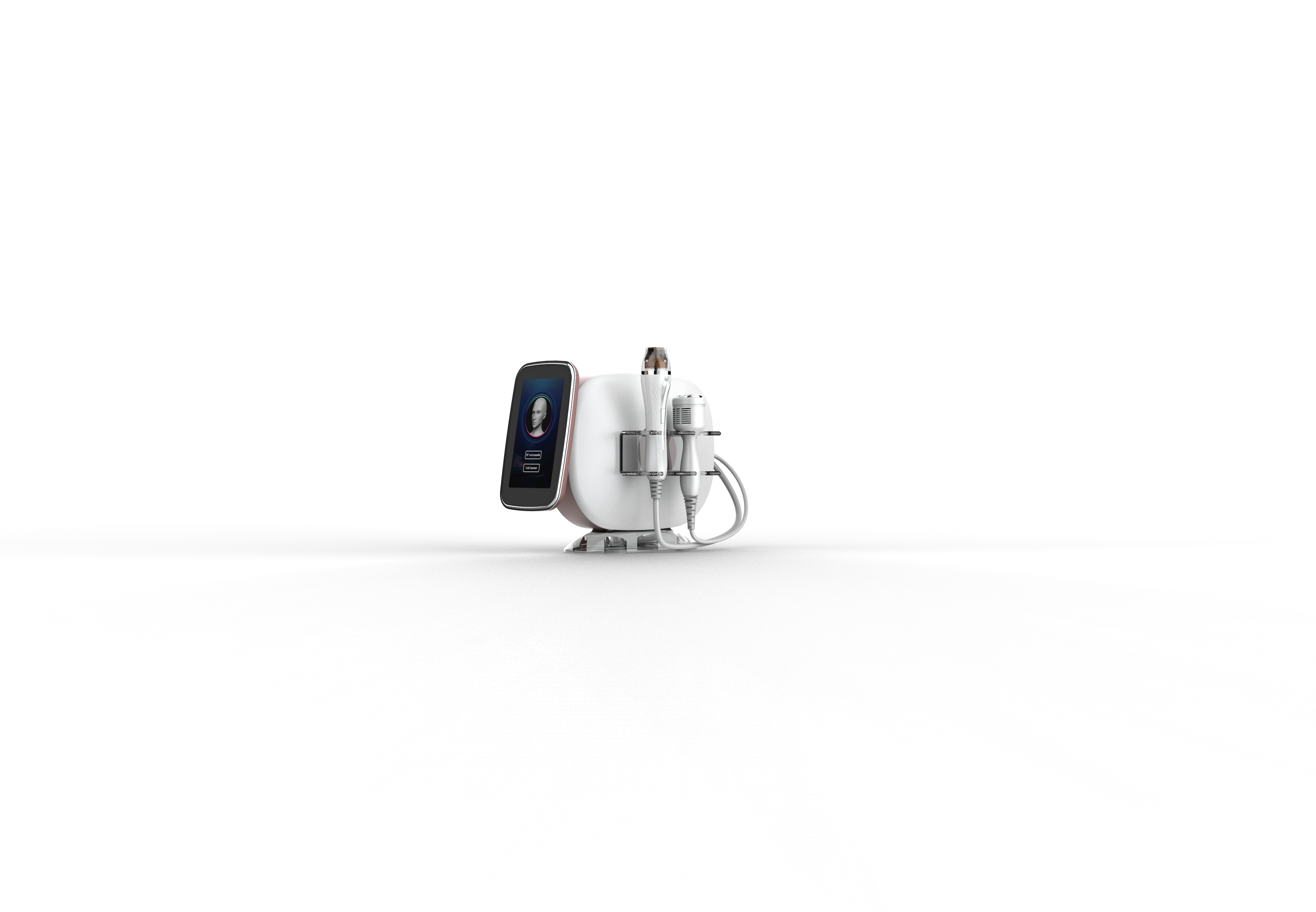 Gold RF Microcrystal Device Fractional RF Microneedle Machine Handheld RF Radio Frequency Beauty Machine