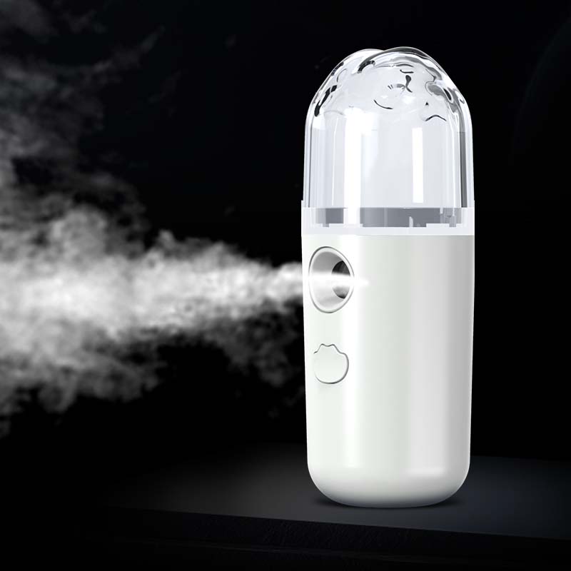 Facial Face Humidifier Mist Sprayer Electric Daily Routine Face Care Facial Mister with 20ml Water Tank