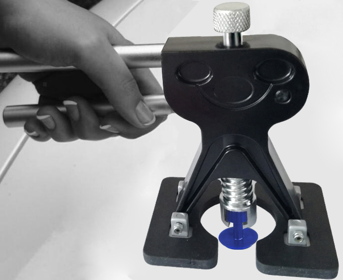 Paintless Dent Repair Tool Smiling Face Dent Lifter with 18PCS Different Size Tabs and Mini T Puller Dent Removal Tools