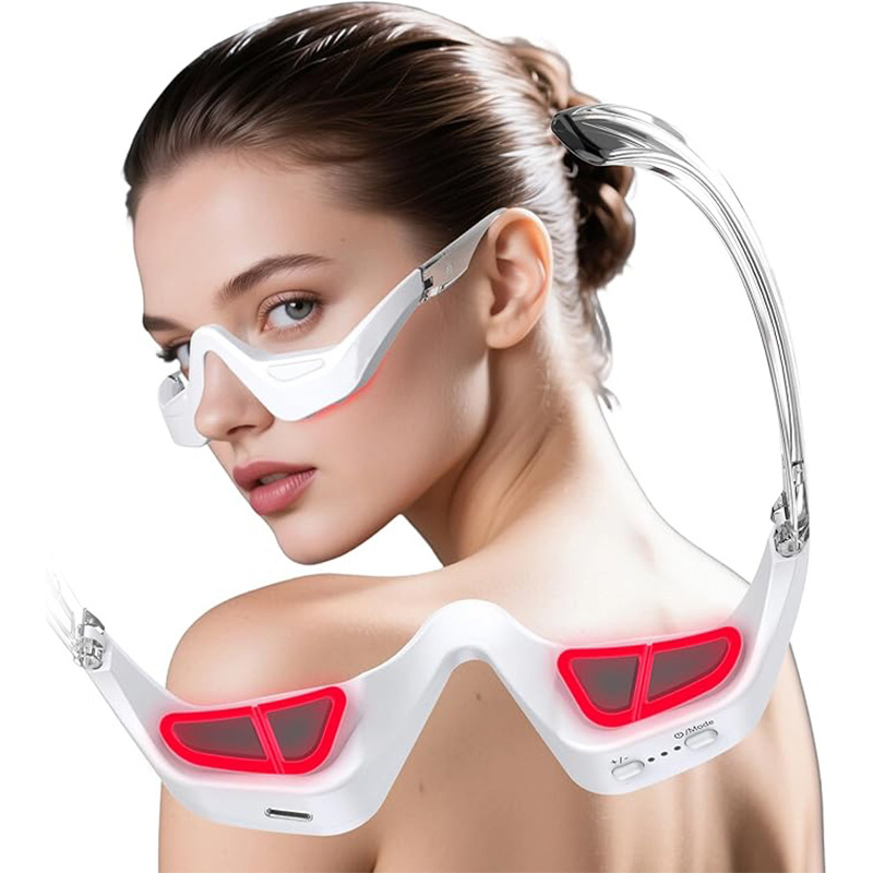 Eye Relax Massager with Heating Hot Compress and Vibration Comfortable Warm up Eye Therapy Eye Massager Device
