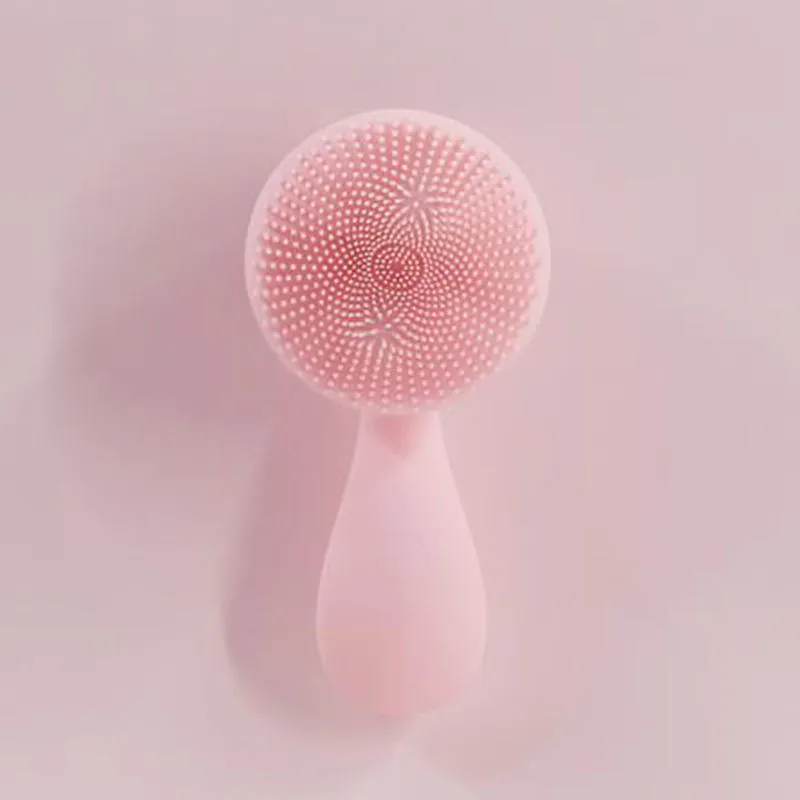 Mini Vibration Facial Cleaner Electric Face Brush Silicone Cleansing Brush
