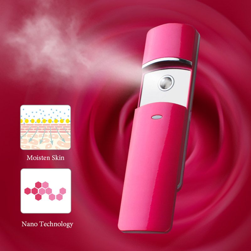 3-in-1 Nano Ionic Facial Steamer Humidifier Unclogs Pores Blackheads Nano Spray Water Nebulizzatore Nano Mister Facial Mister