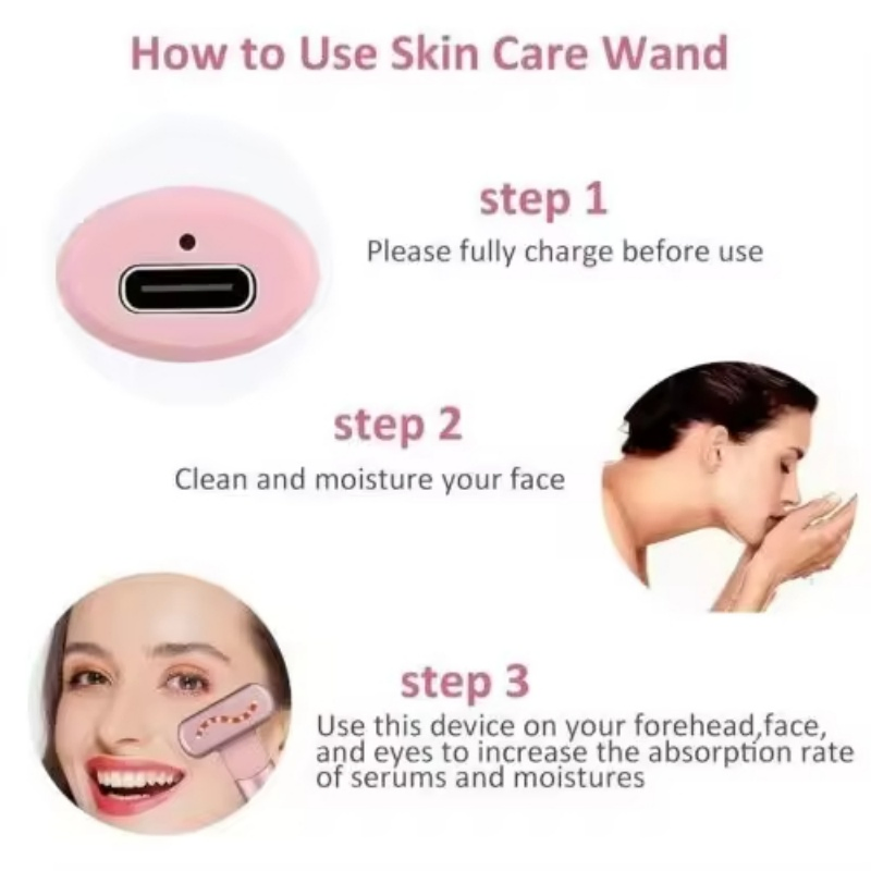 Pakiss Eye Care Instrument Microcurrent + Warm Compress + Red Light + High Frequency Vibration for Refreshing Eye Contour