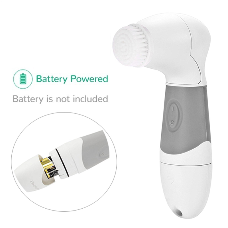 Face Cleansing Brush Electric 4 in 1 Electric Best Facial Cleansing Brush Scrubber Multifunction Body Face Spin Brush Massager