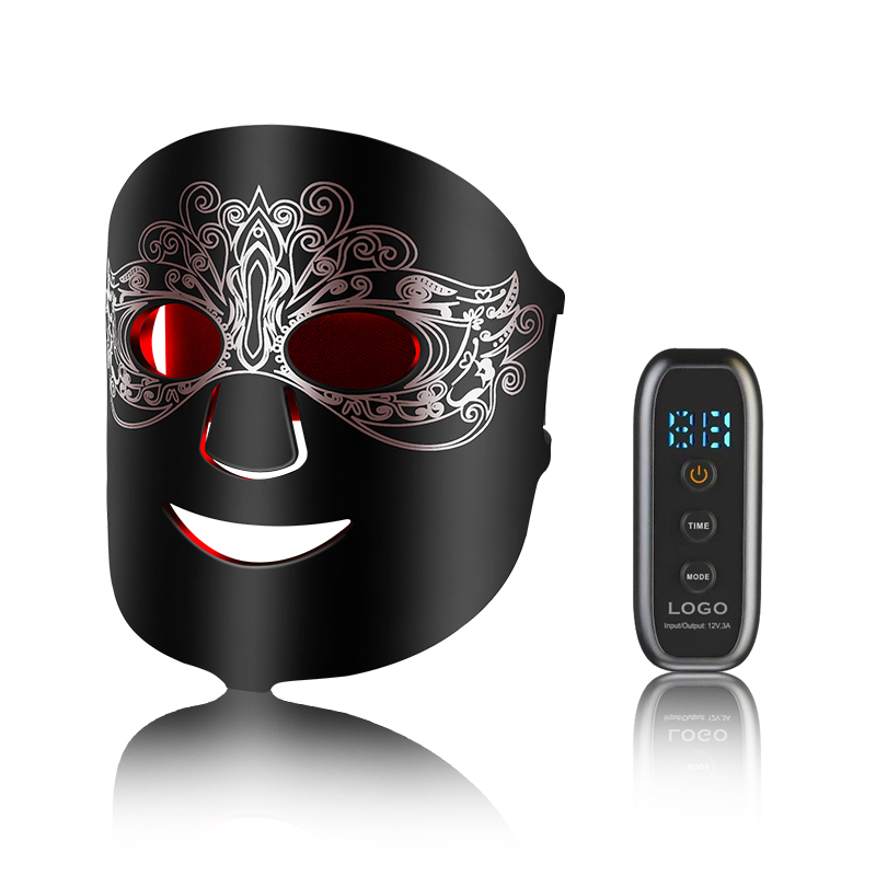 60 LEDs Four-Wavelength Red Light Therapy Mask 660nm 850nm 415nm 590nm 10W Flexible Neoprene Factory Wholesale