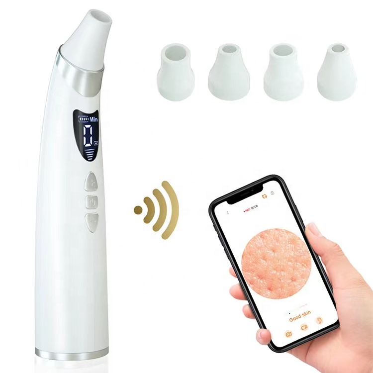 22 USB Rechargeable Pore Cleaner Suction Tool Vacuum Visual Visible Blackhead Removal Instrument With Camera