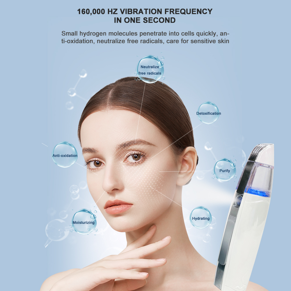 Suyzeko Portable Hydrogen Water Nano Mist Generator Facial Steamer Face Moisturizing Beauty Instrument Atomization Spray Mister