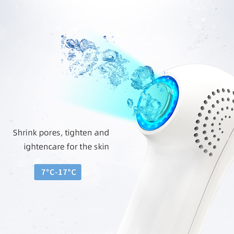 NewFace Skin Care Shrink Pores Tighten Facial Beauty Vacuum Absorption 65KPA Strong Suction Cooling Heating Blackhead Remover