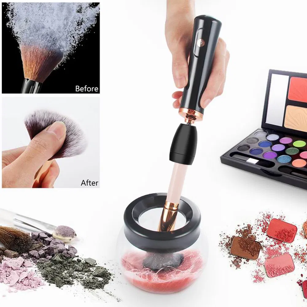 Makeup Brush Cleaning Tool Rotating Dryer Machine Cosmetic Brush Cleaner