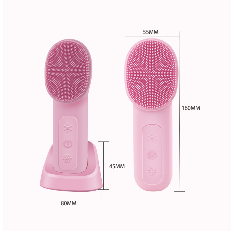 2025 Hot Sale Electric Face Cleansing Brush Waterproof Deep Cleaning Gentle Exfoliating Massaging Facial Device for Home Use