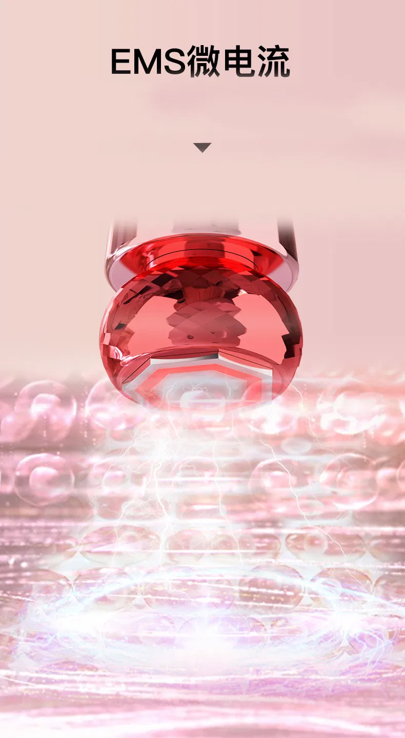 Home Use RF Radio Frequency Beauty Instrument EMS Face Lifting Import & Export Device Hot & Cold Facial Tightening Massager