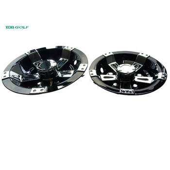 10 Inch Golf Cart Wheel Covers Chrome Hubcaps for Club Car