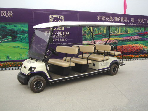 High Quality 4 Wheels Electric Car 11 Seaters CE Certificated Electric Sightseeing Patrol Car