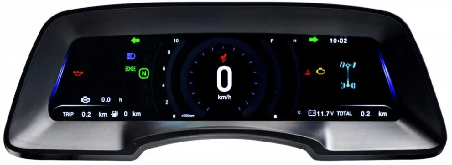 TFT Motorcycle Dashboard Cluster