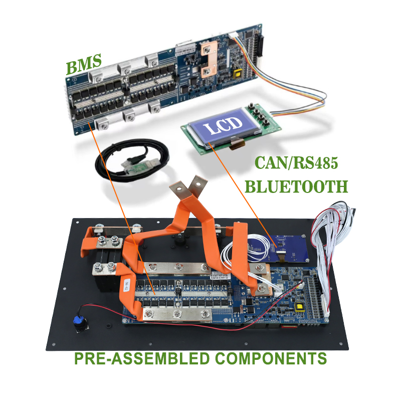 Cts 48V 16s 15kwh DIY Kit Battery Box EU Stock DIY Battery Box 48V 300ah with BMS