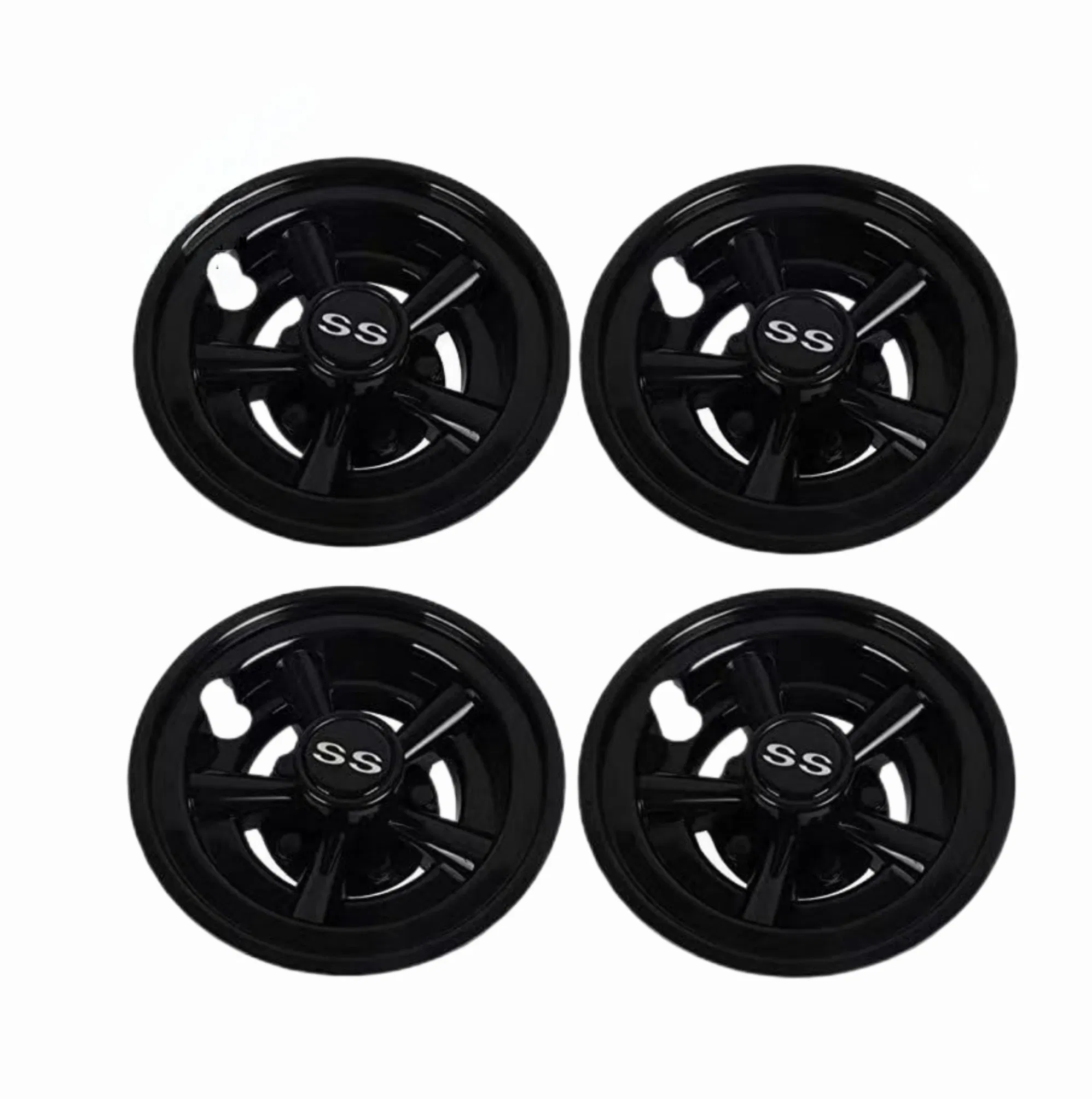 Golf Cart Ss Wheel Cover Suitable for Ezgo Club Car YAMAHA 8-Inch Chrome Black