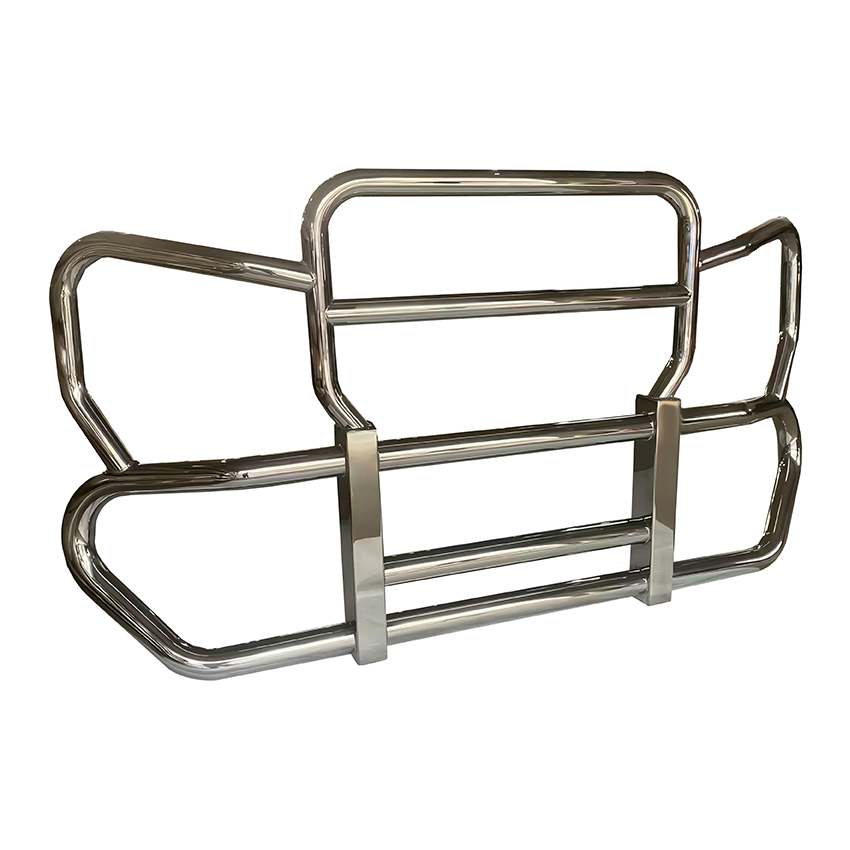 High Quality Brush Guard for Front Bumper Deer Moose Guard Bracket Grille Semi Truck Accessories for Trucks Steel Deer Guard Protector