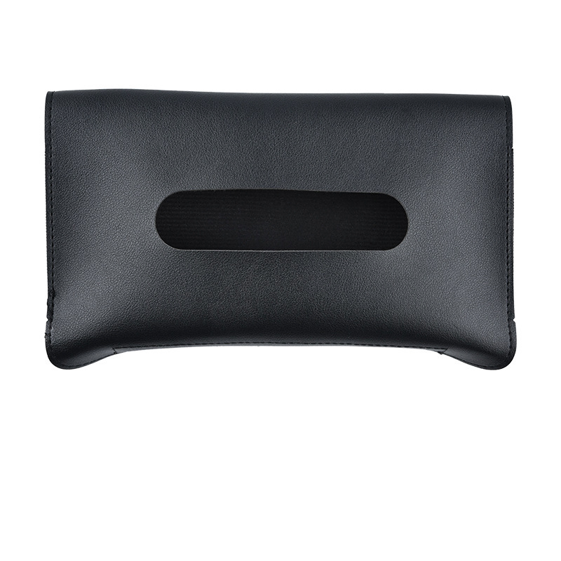 Leather Holder Napkin Cover Car PU Packing in Square Design for Leart 2022 Carton Visor Hanging Case Small Gold Tissue Box