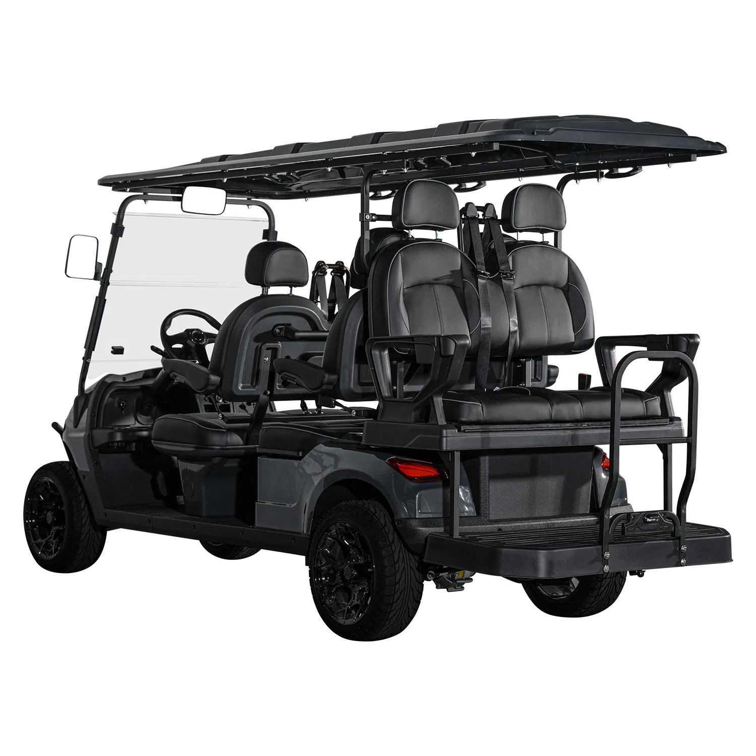 Hot Sale 6 Seater Club Car Golf Cart 4 Wheel Electric City Electric Golf Cart with Roof