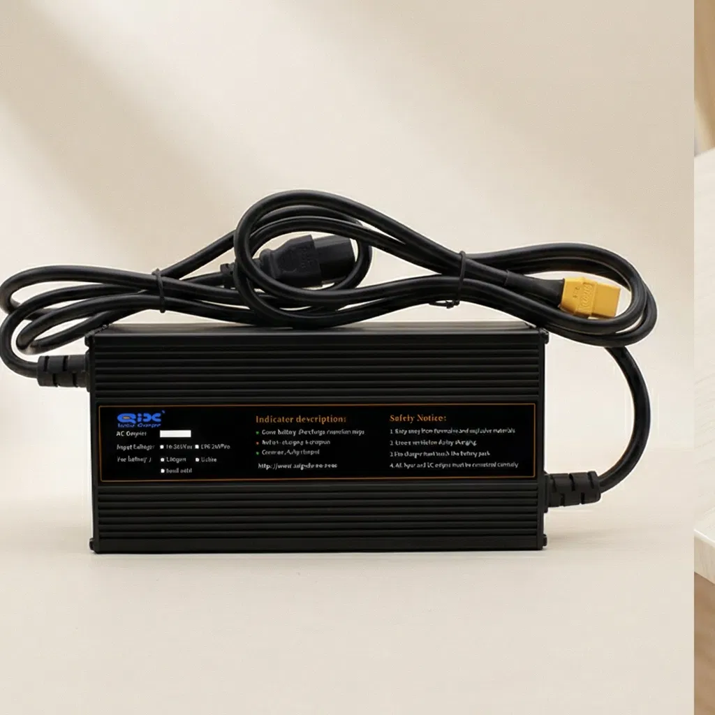 High-Performance Premium 1200W IP34 Waterproof Lithium Battery Charger for Golf Carts, Forklifts, and Marine Use