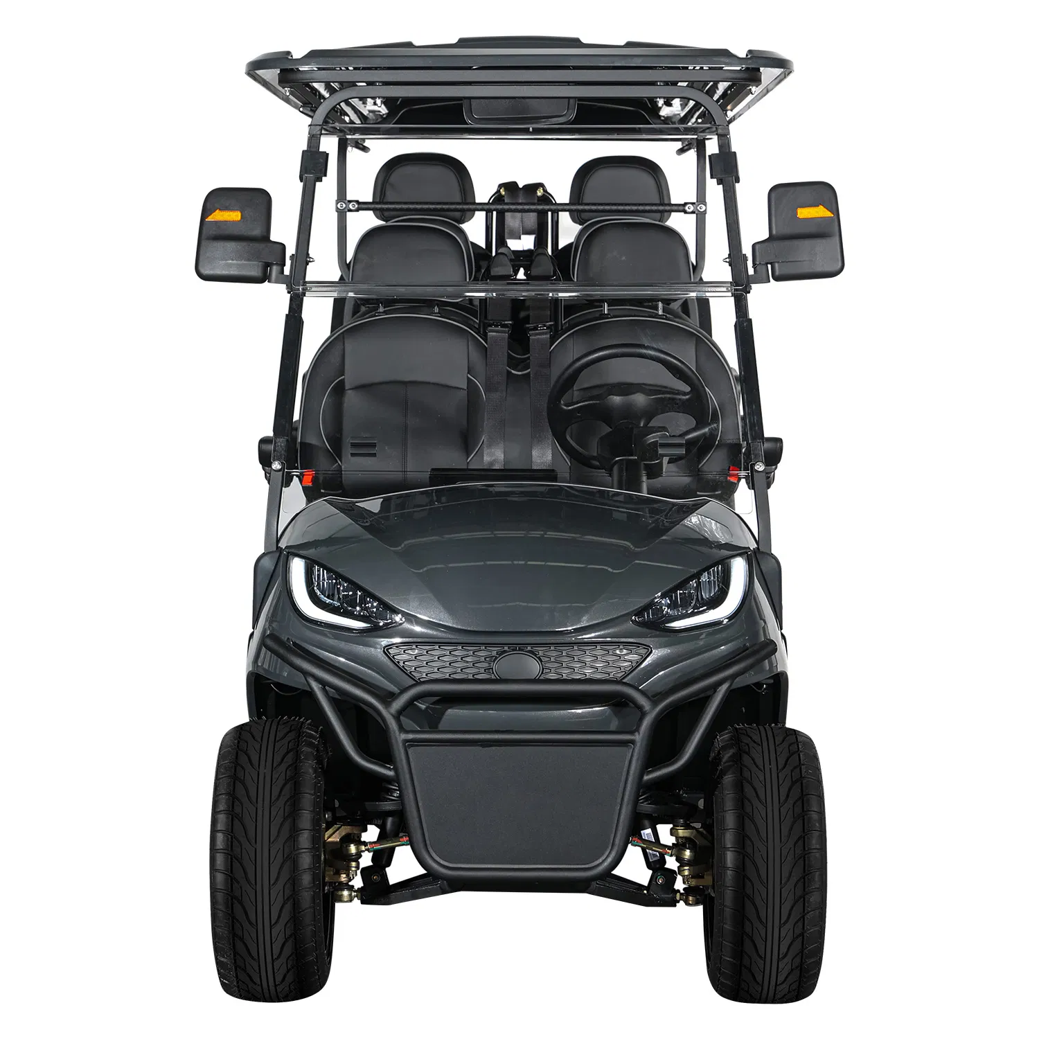 Hot Sale 6 Seater Club Car Golf Cart 4 Wheel Electric City Electric Golf Cart with Roof