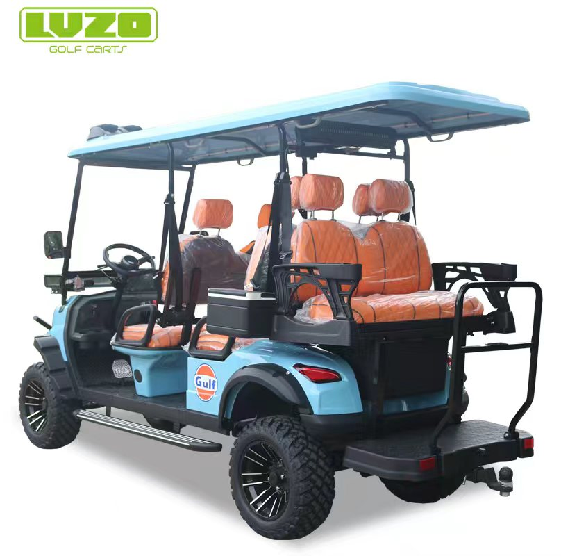 Lvzo Brand Tournament-Ready Golf Cart: Quick-Charging Battery &amp; Digital Dashboard