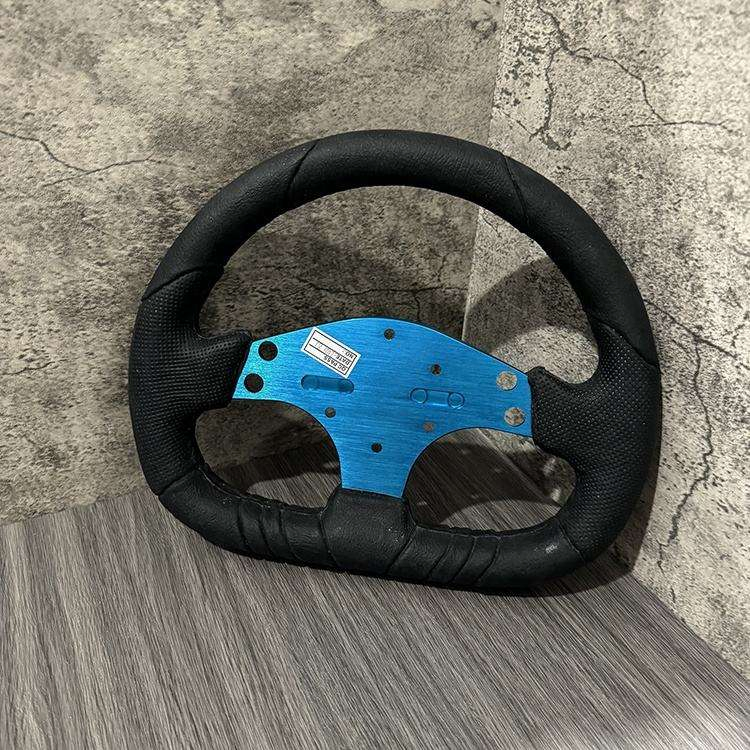 Cowboy Racing Car Steering Wheel Aluminum PU Sport Golf Cart Steering Wheels