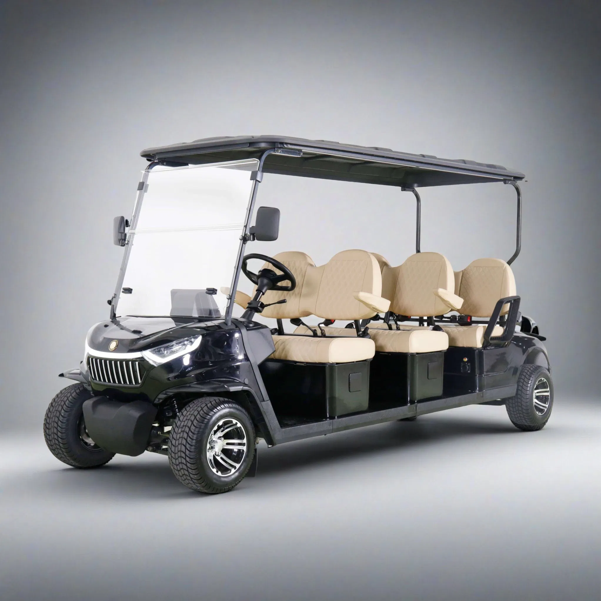 Premium 6 Seater Electric Golf Cart with Roof for Resorts