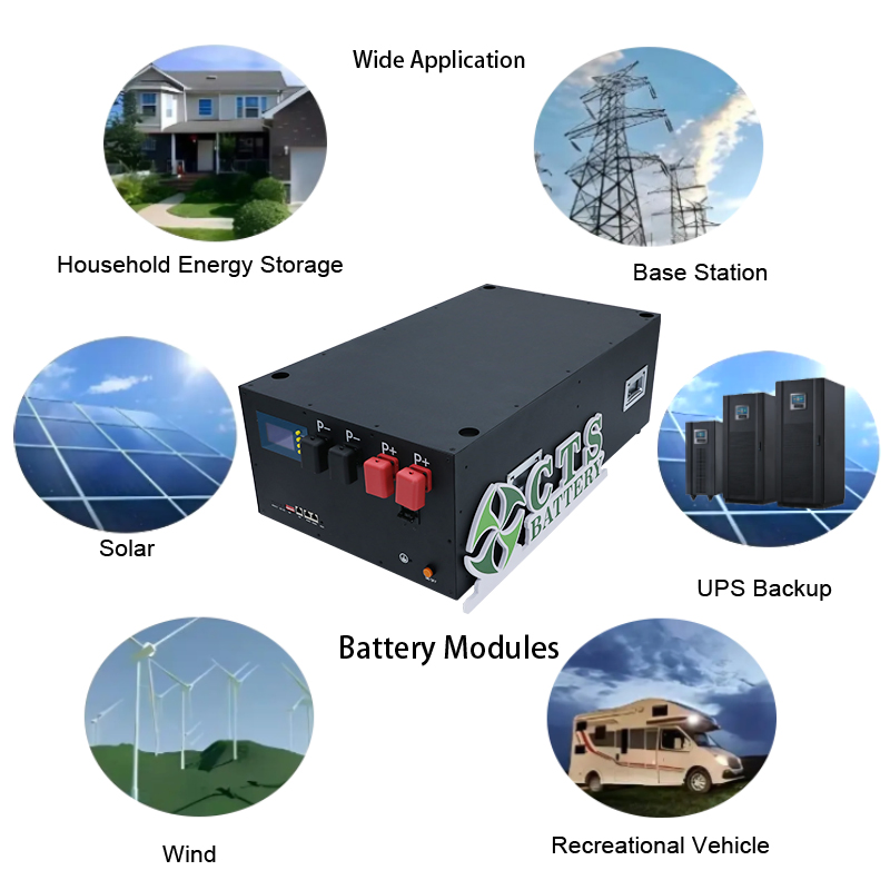 Cts EU Stock DIY Battery Box 16s 48V (51.2V) 280ah 304ah DIY Kit with BMS Without Battery Cells