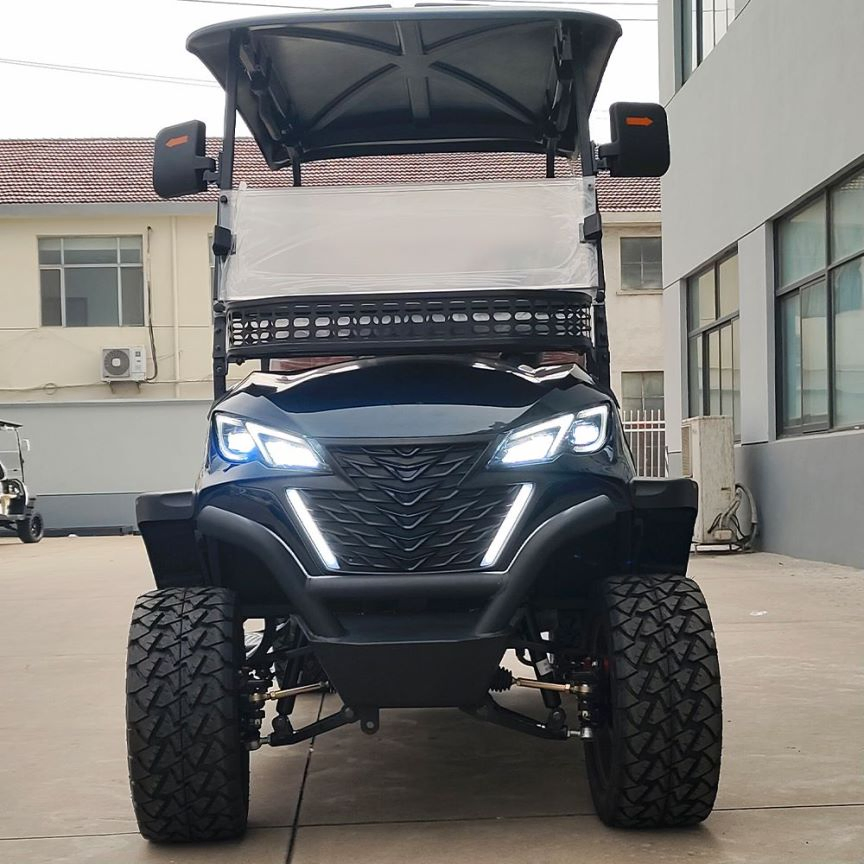 New Utility High Roof Golf Cart Electric CE Certified MOQ 1 Units Golf Carts with a Crate