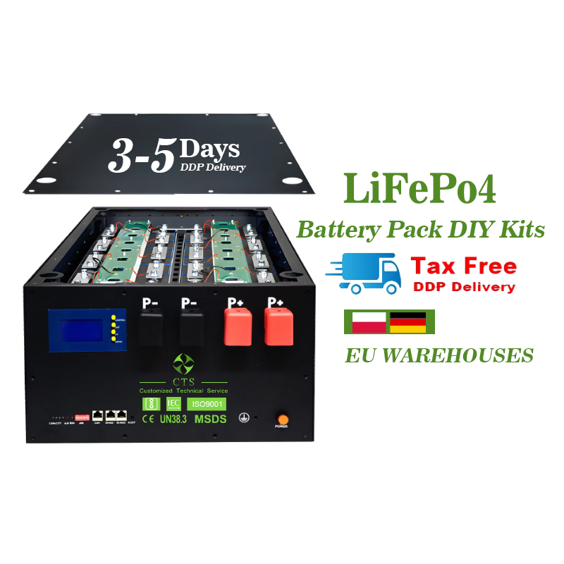 Cts 48V 16s 15kwh DIY Kit Battery Box EU Stock DIY Battery Box 48V 300ah with BMS