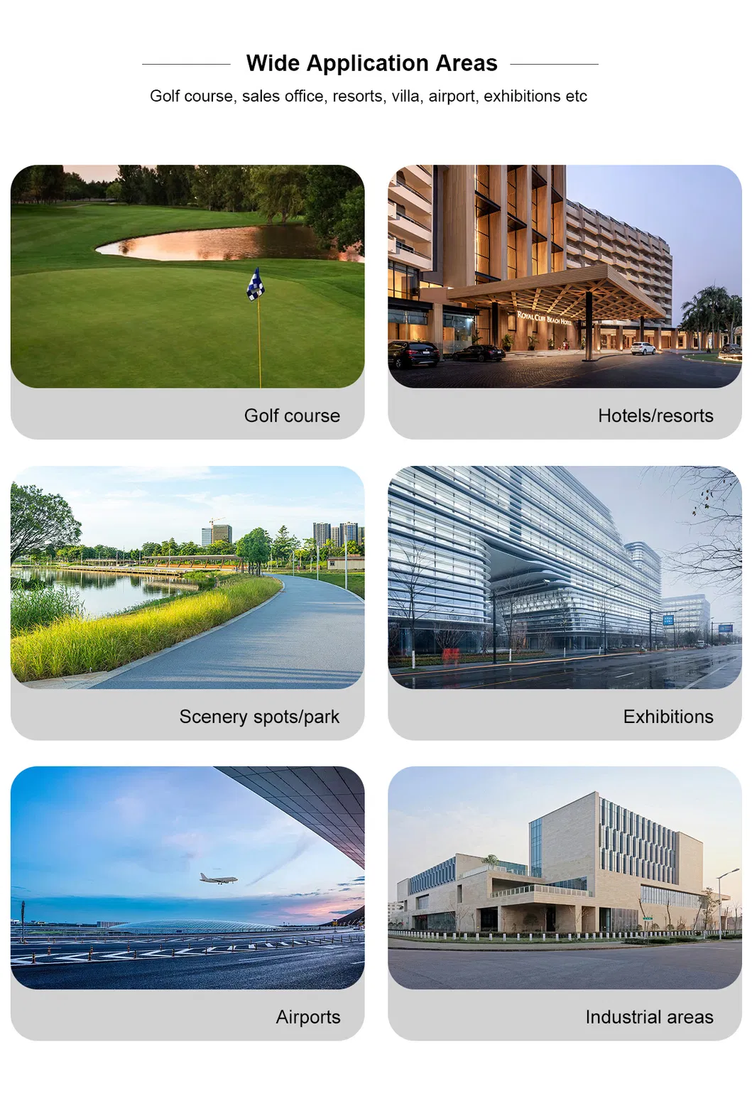 Application scenarios