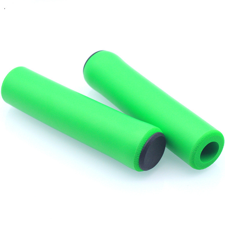 Custom Anti Slip Anti Vibration Bicycle Mountain Bike Silicone Foaming Soft Sponge Handle Grip Rubber Grip Handlebar Cover for 22.2mm Tube Rubber Part Rubber