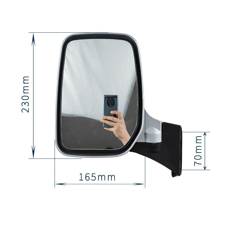 Marshell Eagle Golf Cart Accessories Rear View Mirror with Reflector Lens for Golf Cart Buggy Car