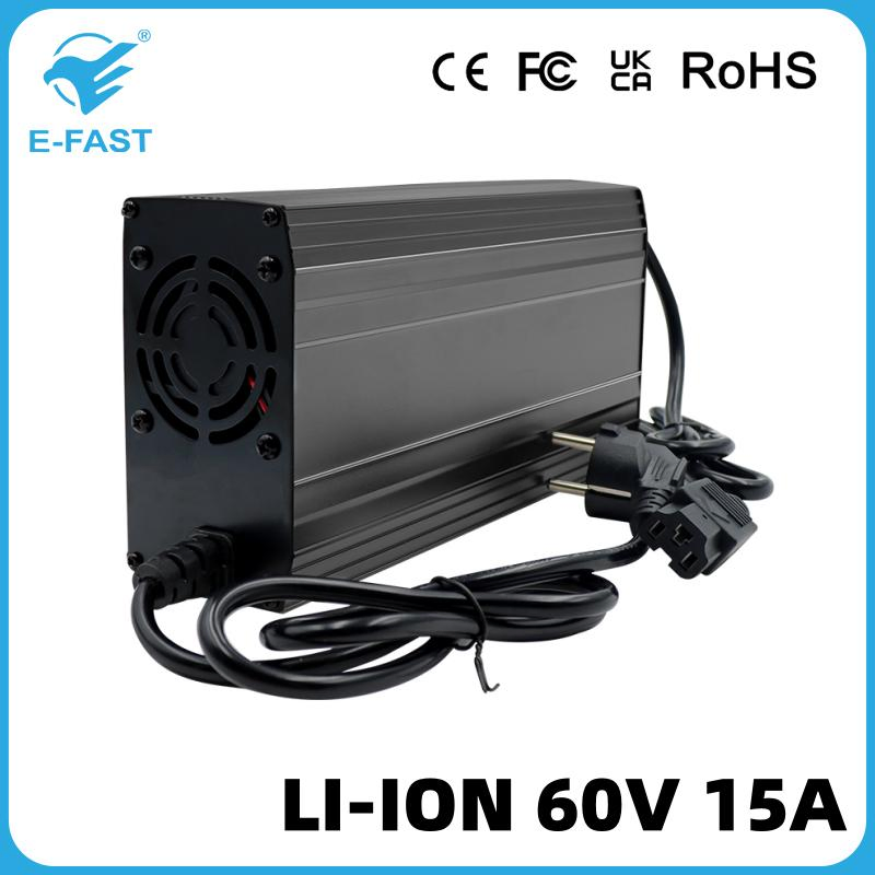 High Power Golf Cart Forklift Lithium Battery Charger 60V 15A for LiFePO4