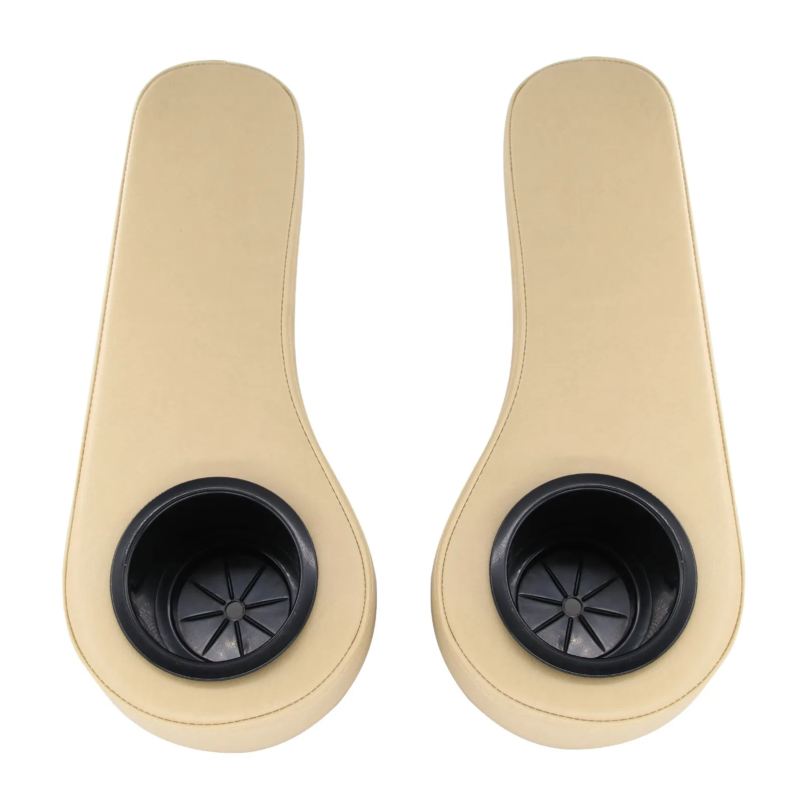 Golf Car Rear Seat Kit Pair of Armrest with Cup Holders