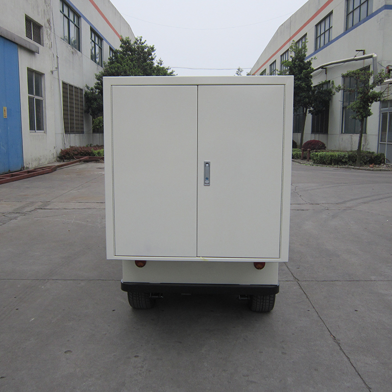 Electric Shuttle a/B Aluminum Cargo Box Utility Vehicle Golf Cart