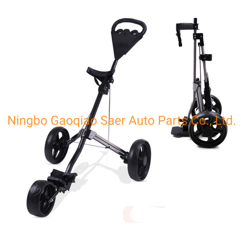 Foldable 3 Wheel Golf Pull Push Cart