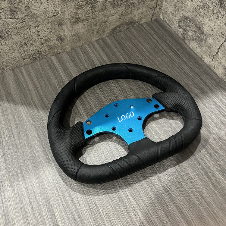 Cowboy Racing Car Steering Wheel Aluminum PU Sport Golf Cart Steering Wheels