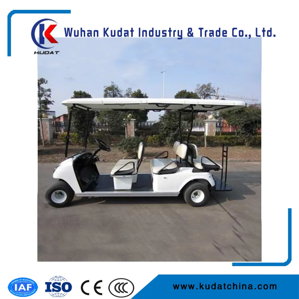 Ce 6 Seaters 3kw Golf Course Electric Cart with Roof