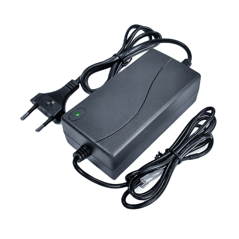 Smart Charger 48V 1A 60W DC 58.8V 1A for SLA /AGM /VRLA /Gel Lead Acid Batteries Charger for E-Bicycle, Motorcycles, Golf Cart