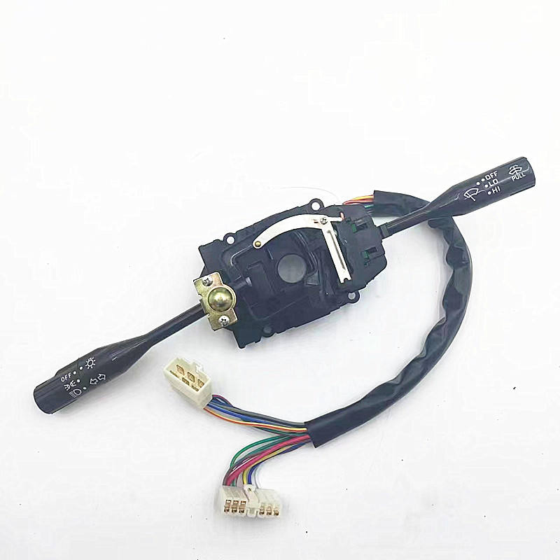 Electrical Car Parts 12V Universal Street Truck Handle Turn Signal Switch with Horn Botton Used for Golf Cart