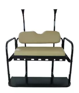 OEM Genuine Club Car Gray Fixed Rear Seat Kit Precedent Golf Cart 102570905 New