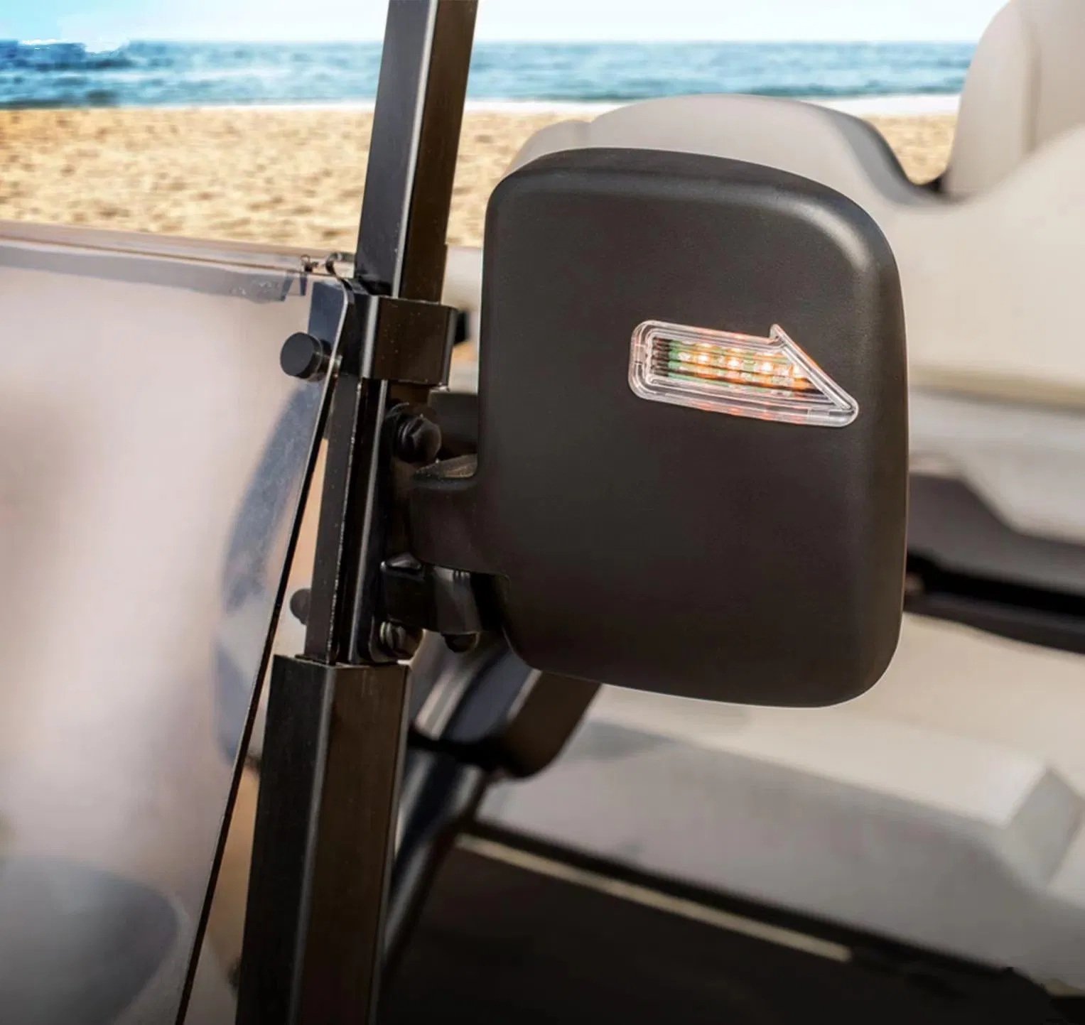 Electric Top Golf Cart Side Mirrors Golf Buggy Accessories 5 Years Warranty