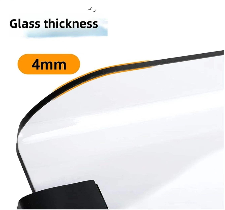 Hinged Folding Acrylic Windshield for Ezgo TXT Golf Carts