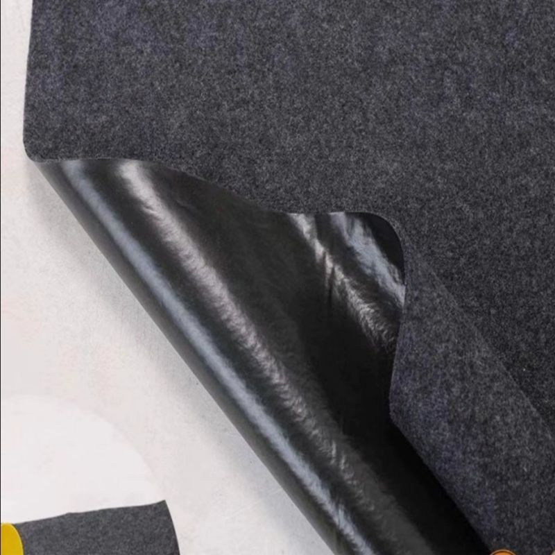 (Direct Factory) Oil Drip Mat for Garage Driveway, Reusable Felt Oil Spill Absorbent Pad with Rubber Backing for Motorcycle Car